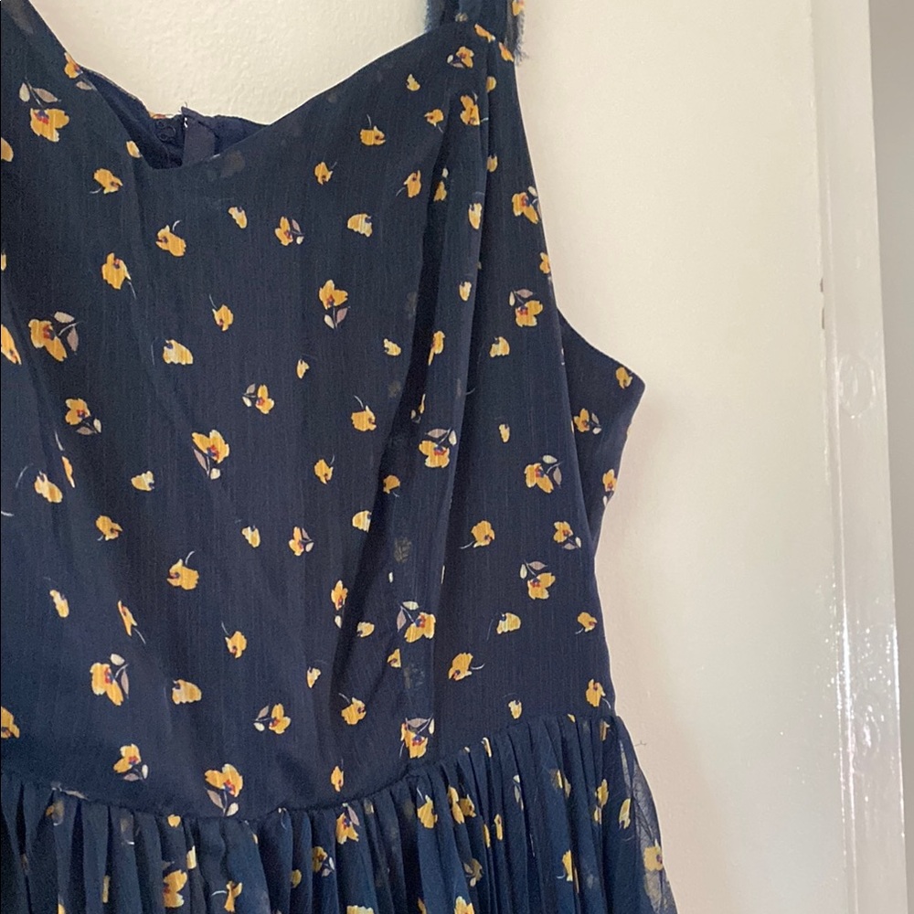 Jason Wu x Eloquii Floral Navy Dress - Picture 5 of 6